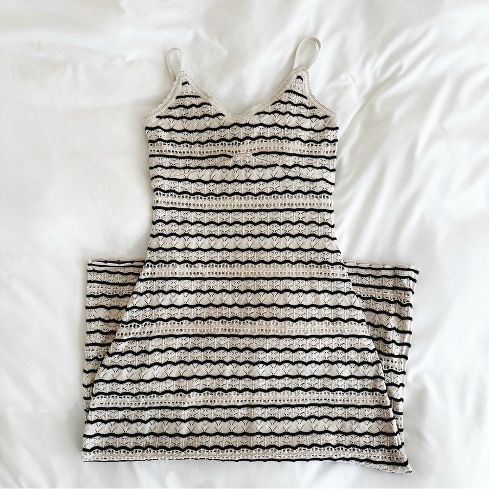 Hollister Crochet-Style Midi Dress